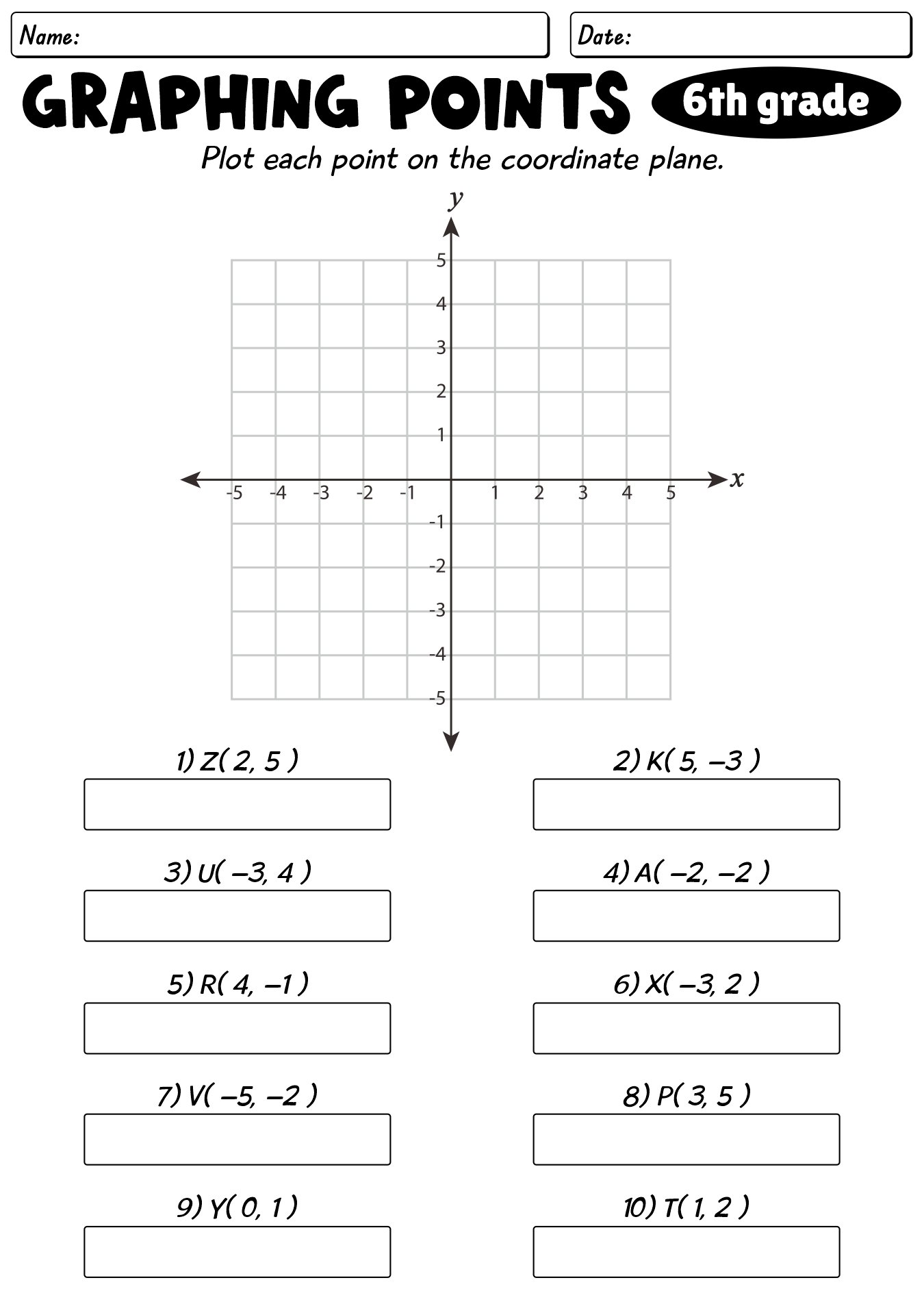 10-best-images-of-graphing-on-a-coordinate-plane-worksheet-graphing