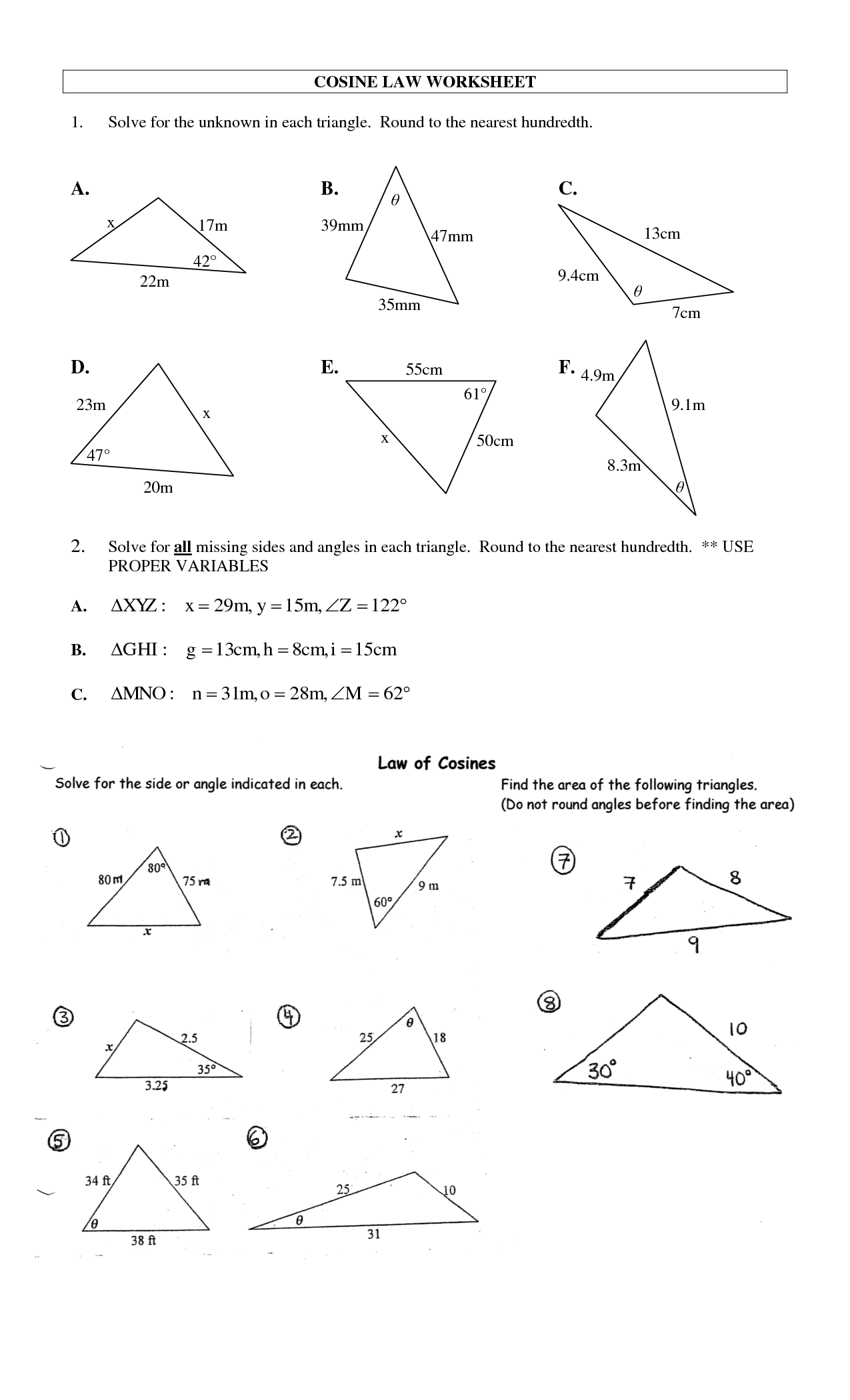 8-best-images-of-law-of-sines-worksheet-answers-law-of-sine