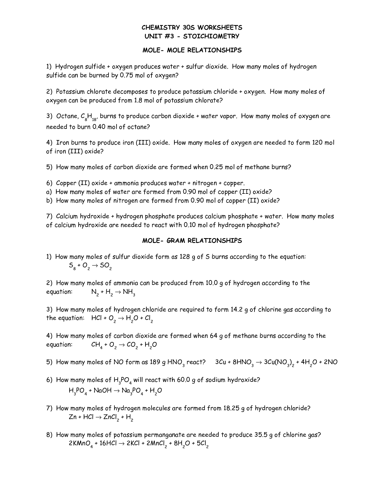 stoichiometry-worksheet-answer-key