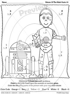 Star Wars Math Worksheets Printable Sketch Coloring Page