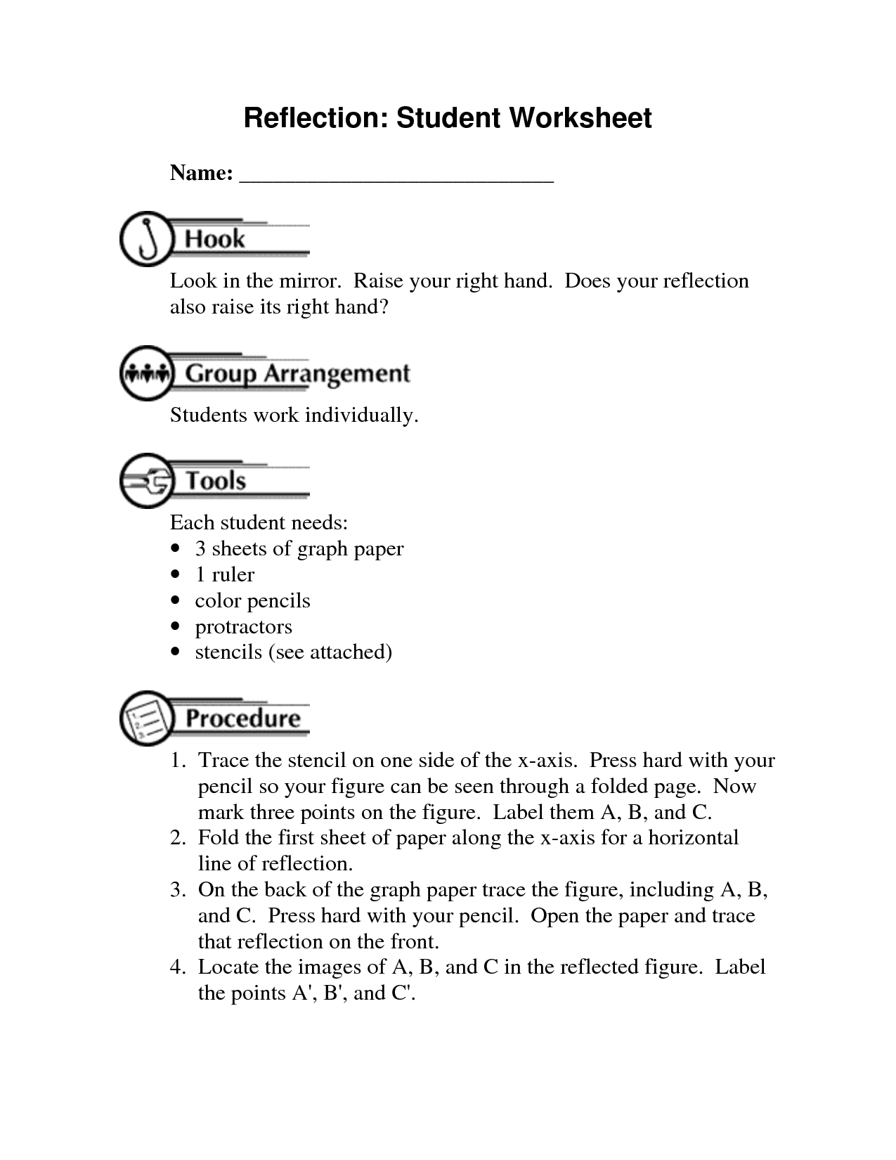 16 Best Images of Science Worksheets On Reflection - Light Reflection