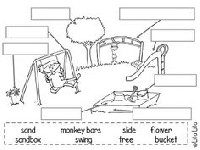 Playground Worksheet Kindergarten