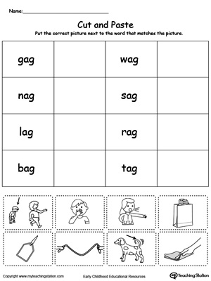 12 Best Images of Printable CVC Word Worksheets - AG Word Family
