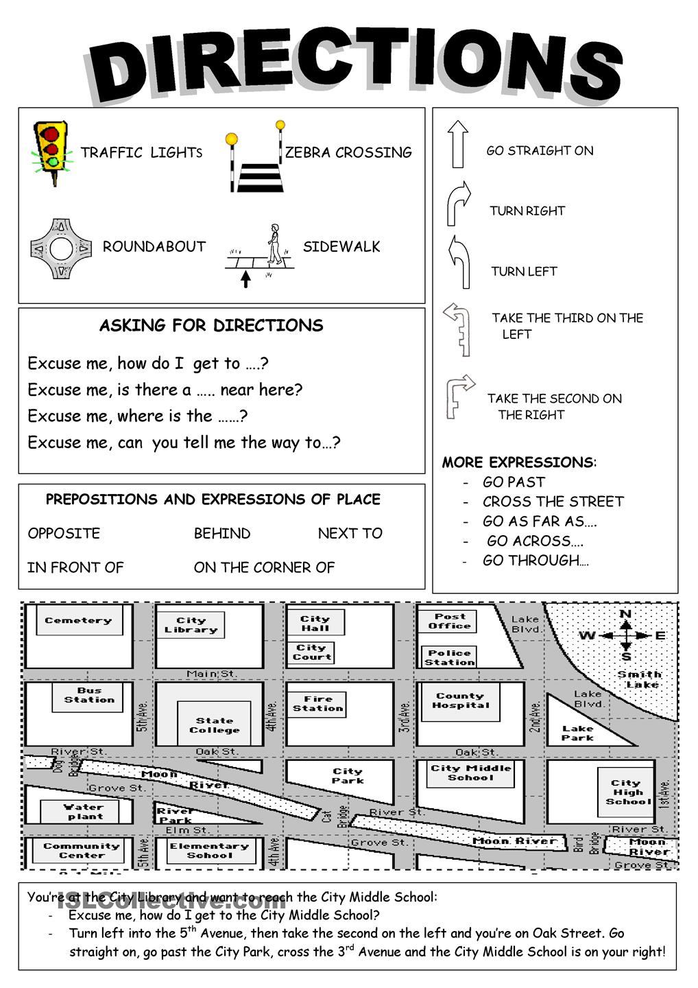 map-directions-printable