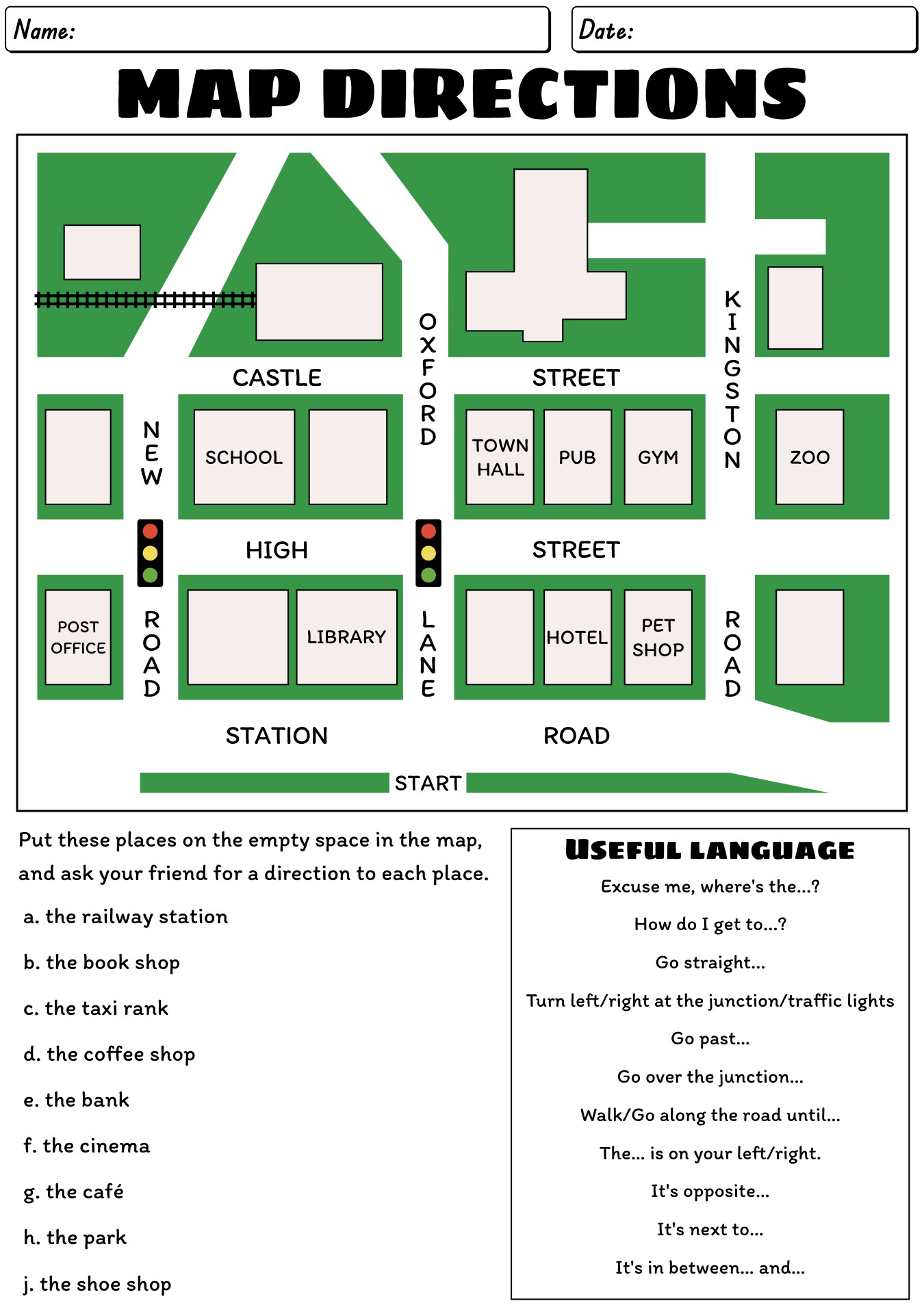 map-directions-printable