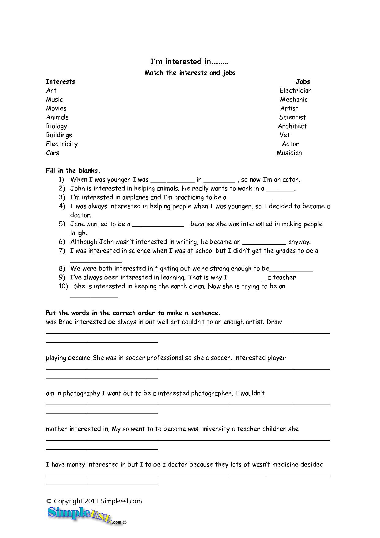 Sequencing ESL Worksheets Sequencing free online exercise