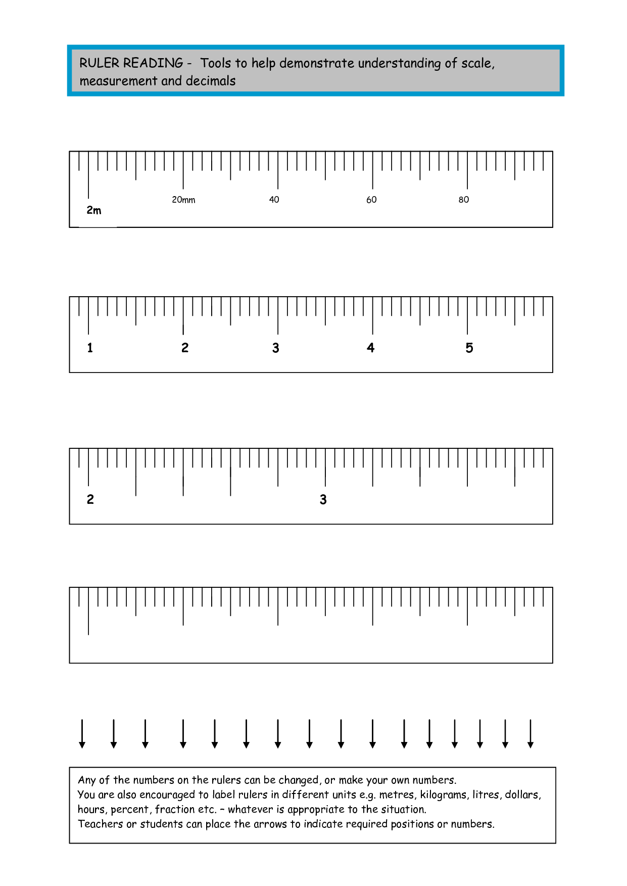 11 Best Images of Reading A Ruler Worksheet - Reading a ...