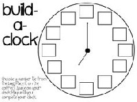 Preschool Clock Template Worksheets