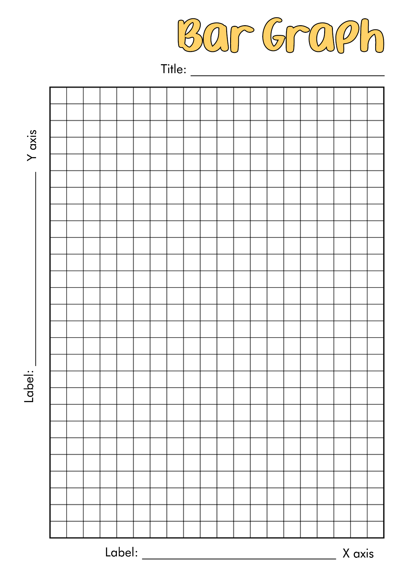 12 Best Images of Blank Name Worksheets Blank Bar Graph Template