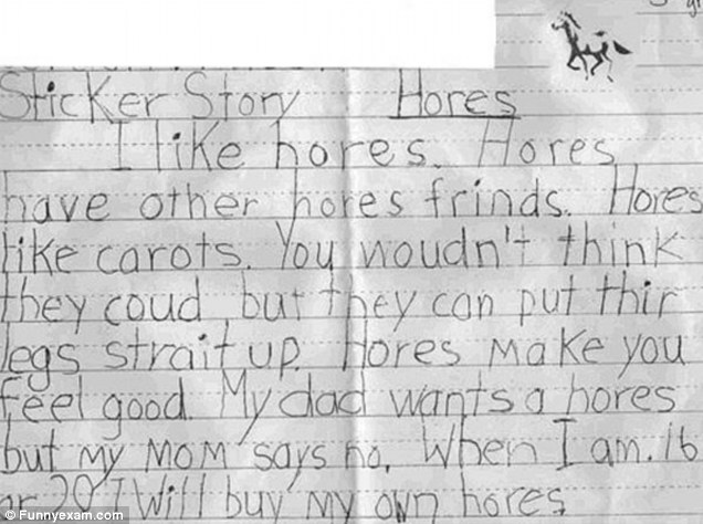Funny Short Stories Written by Kids
