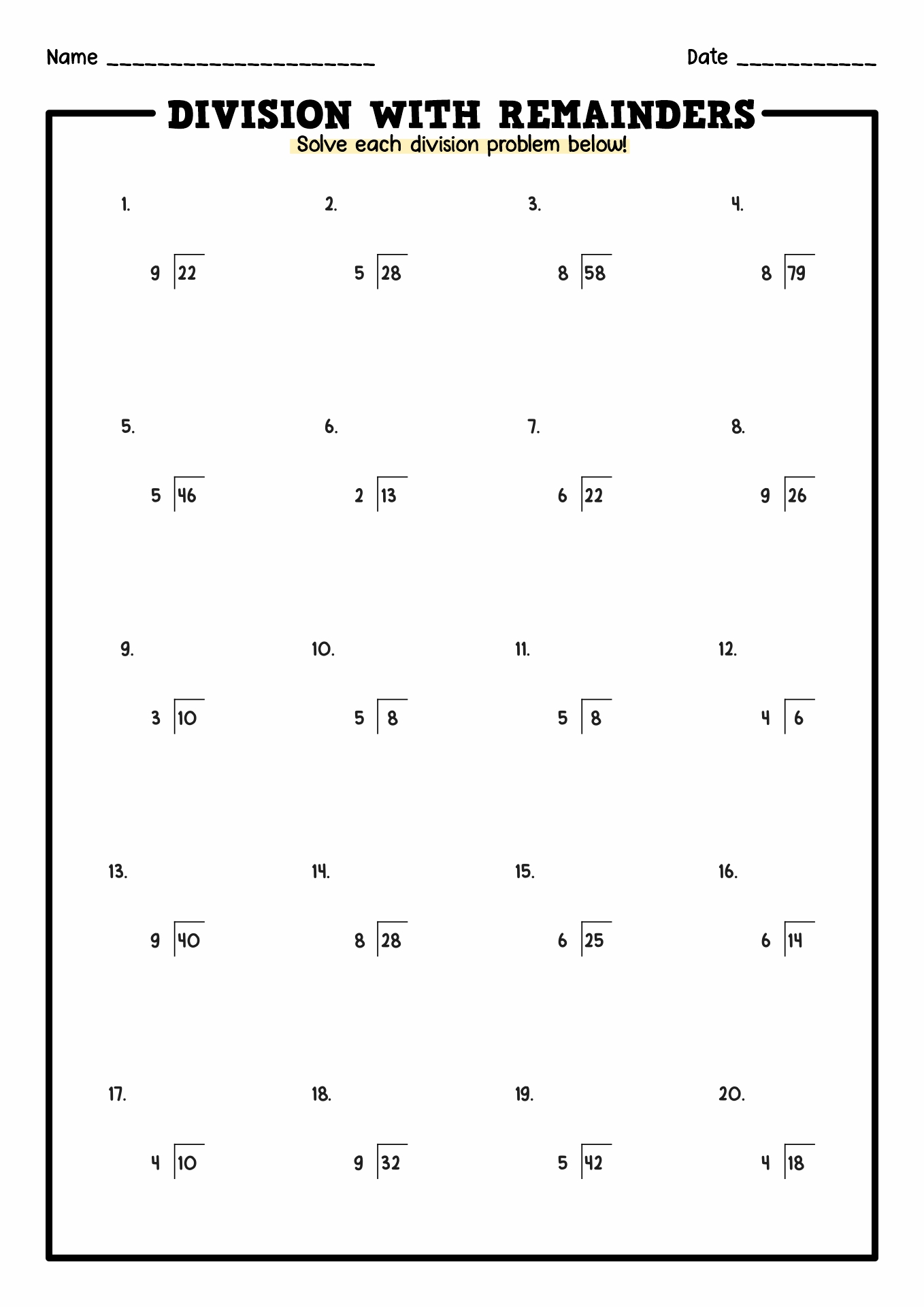 free-division-worksheets-grade-4