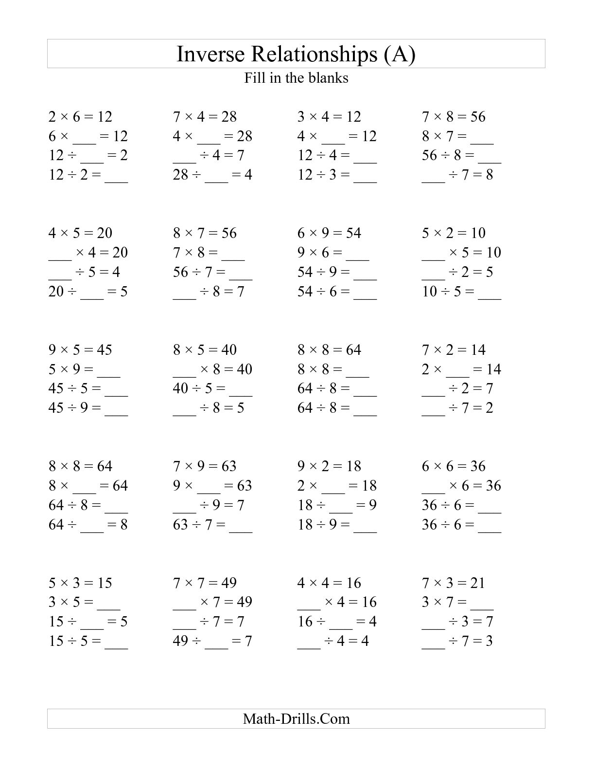 number-bonds-multiplication-division-to-99-youtube