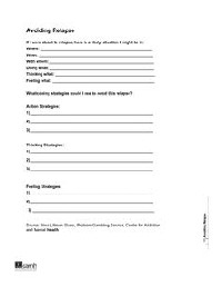 Addiction Relapse Prevention Plan Template