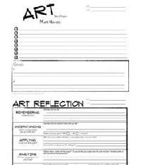 Art Critique Worksheet for Kids