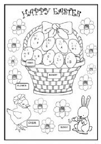 Easter Printable Worksheets for Kids
