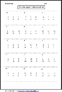 Fractions From Smallest to Largest Worksheet