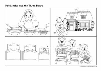 Goldilocks and the Three Bears Sequencing Activity Image