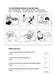 Good and Bad Habits Worksheet Image