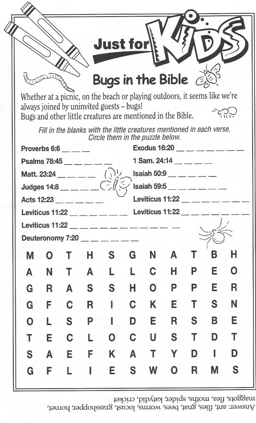 Kids Bible Word Search Game Image