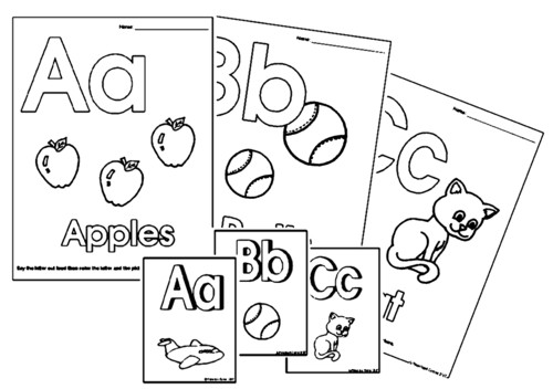 Printable Preschool Alphabet Letter Worksheets Image