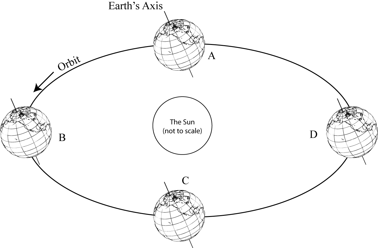 Sun Earth and Seasons Worksheet