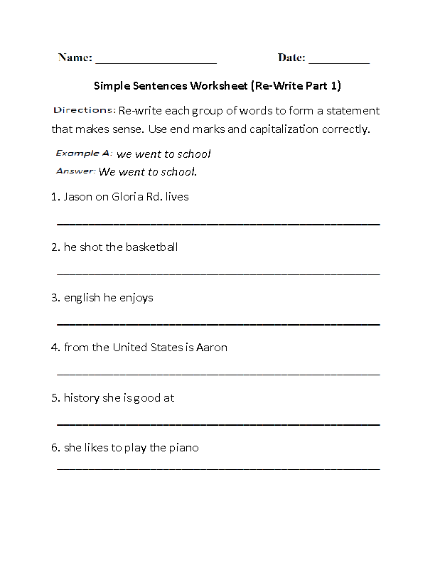 14 Best Images of Sentences And Fragments Worksheets - 4th ...