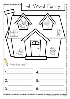 It Word Family Worksheets Image