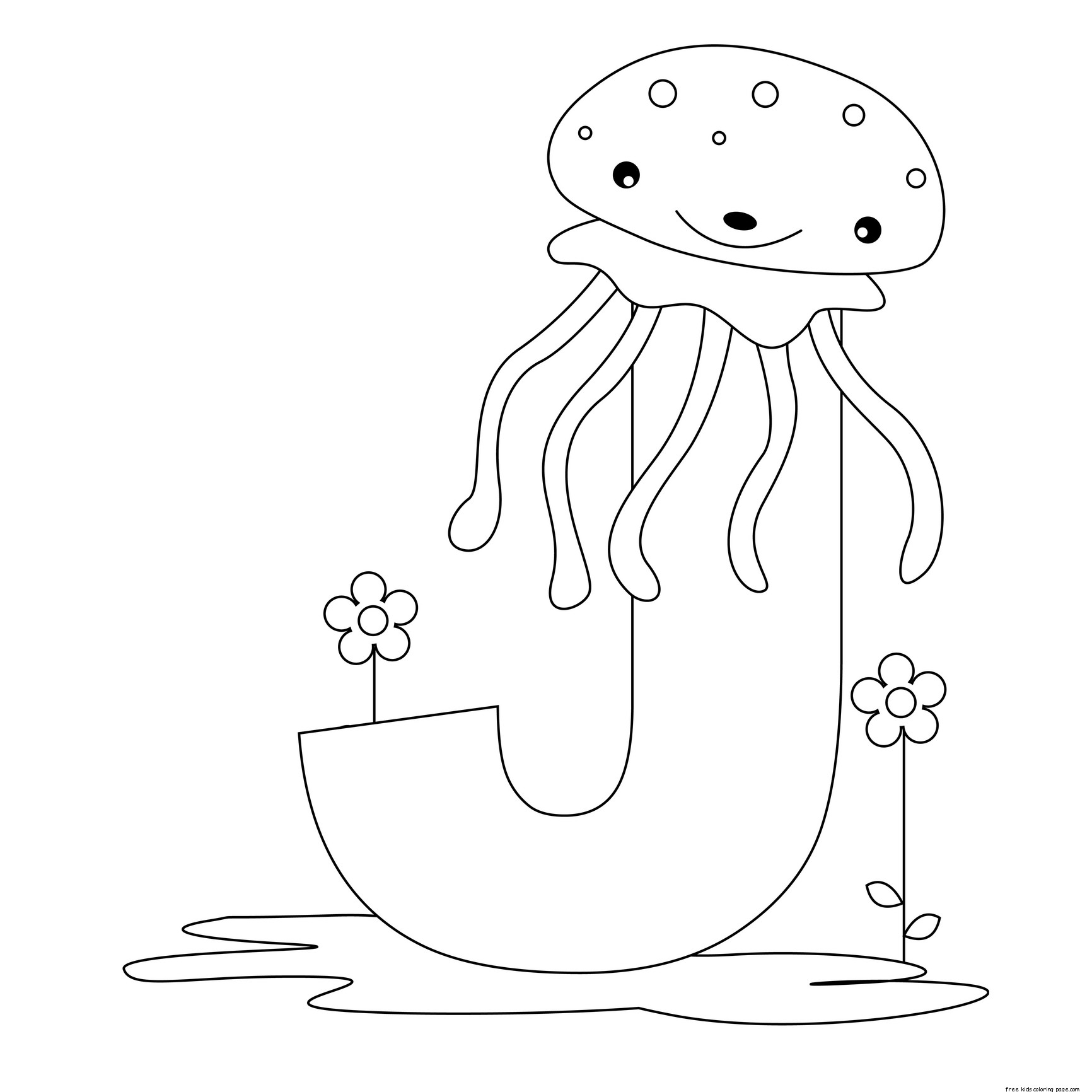 Preschool Letter J Animal Coloring Pages Image