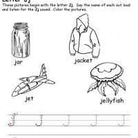 Printable Preschool Worksheets Letter J Image