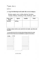 7th Grade Vocabulary Printable Worksheets Image