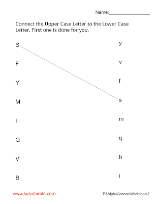Alphabet Letter Matching Worksheets Image