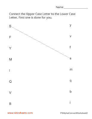 Alphabet Letter Matching Worksheets