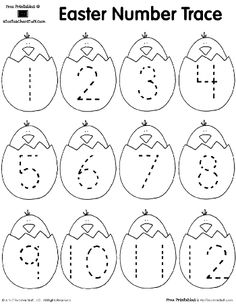 Preschool Easter Activity Worksheets Image