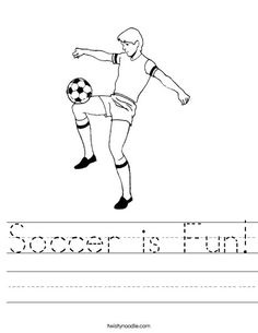 Preschool Sports Worksheets Image