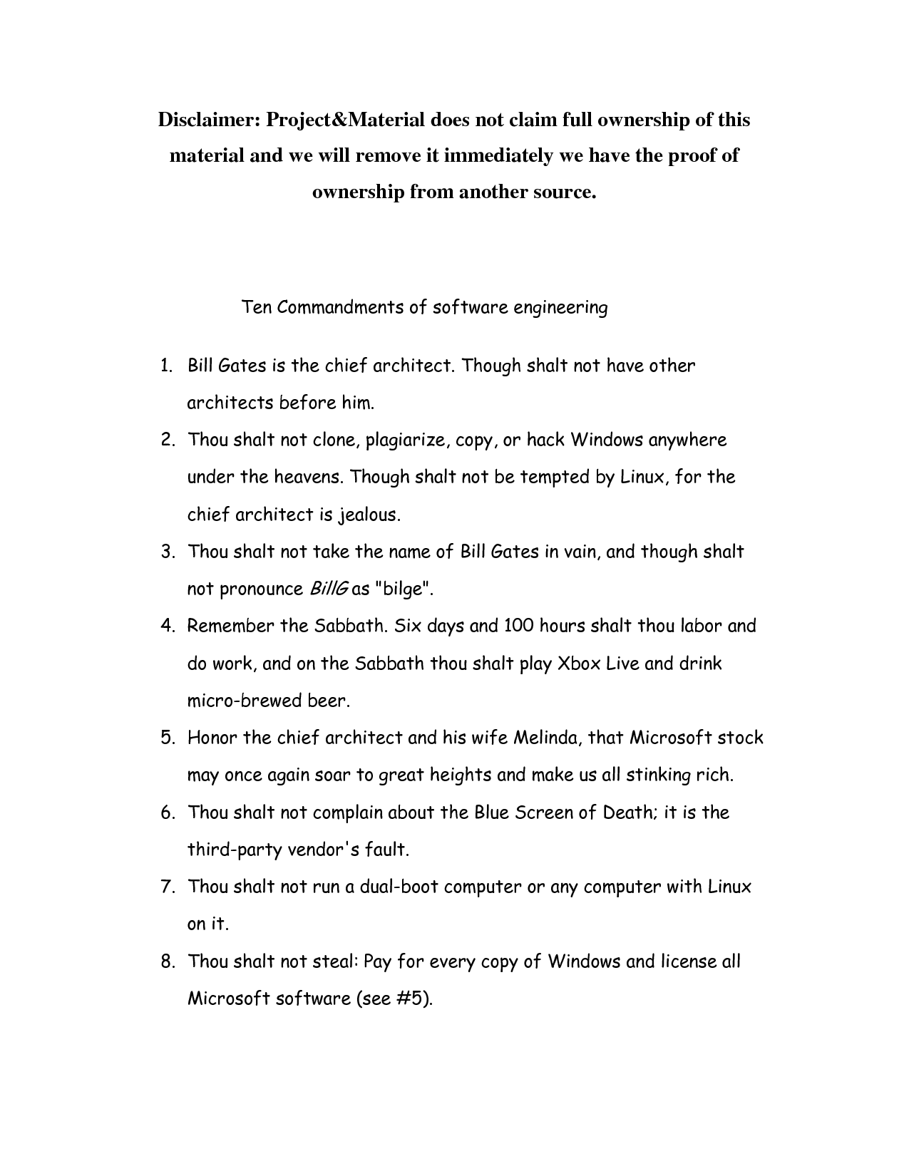 10 Commandments Printable Worksheets Image
