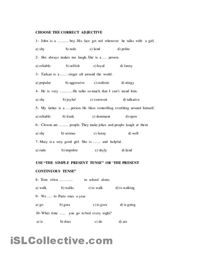 7th Grade Printable Worksheets Image