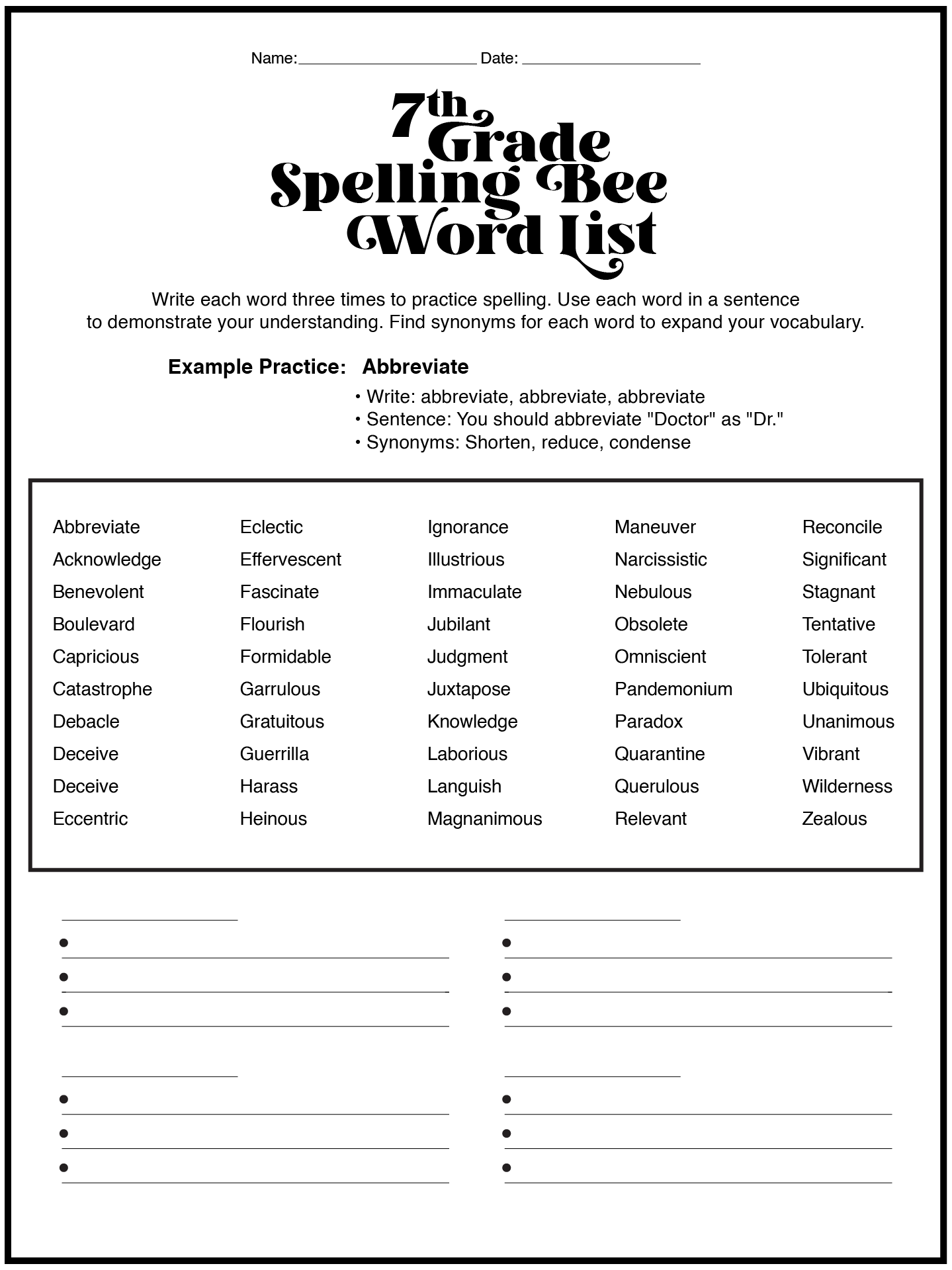 15-7th-grade-spelling-words-worksheets-worksheeto