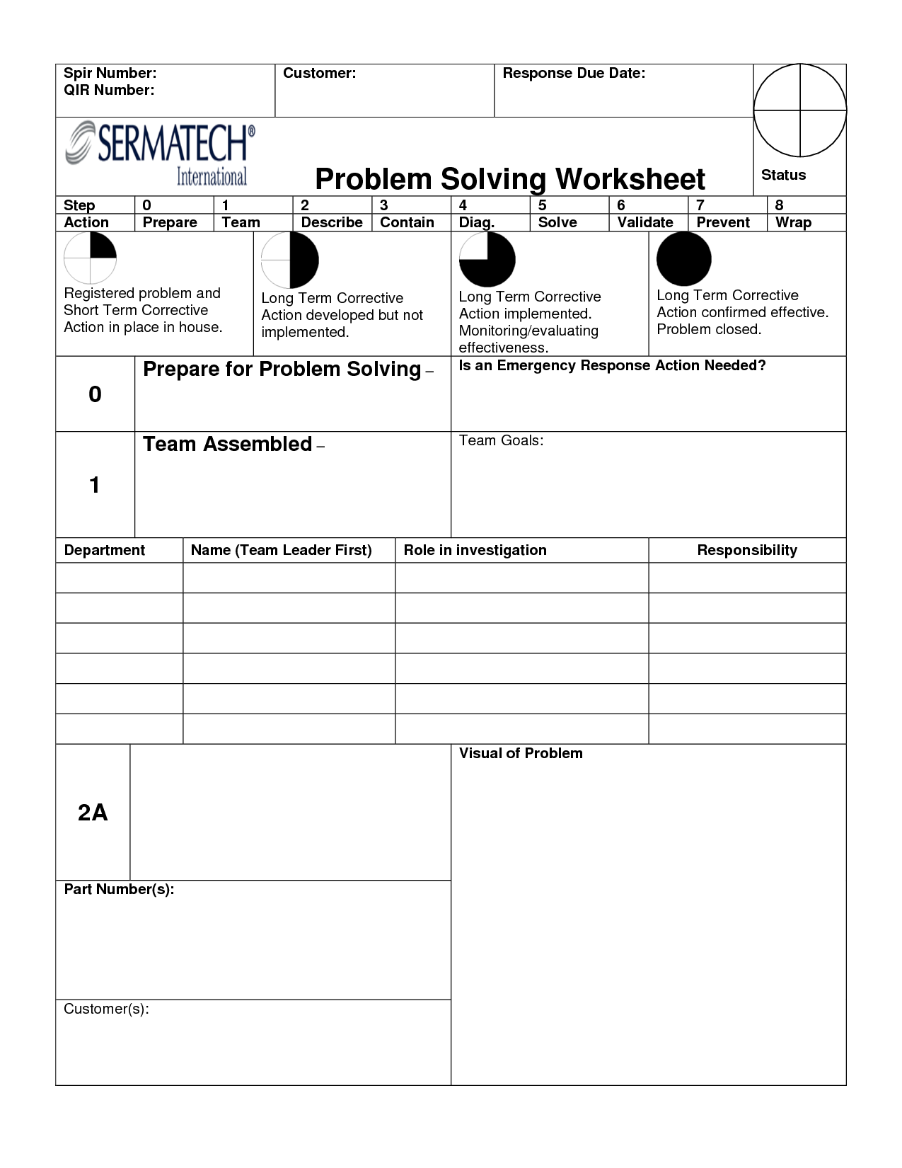 problem solving in recovery worksheets