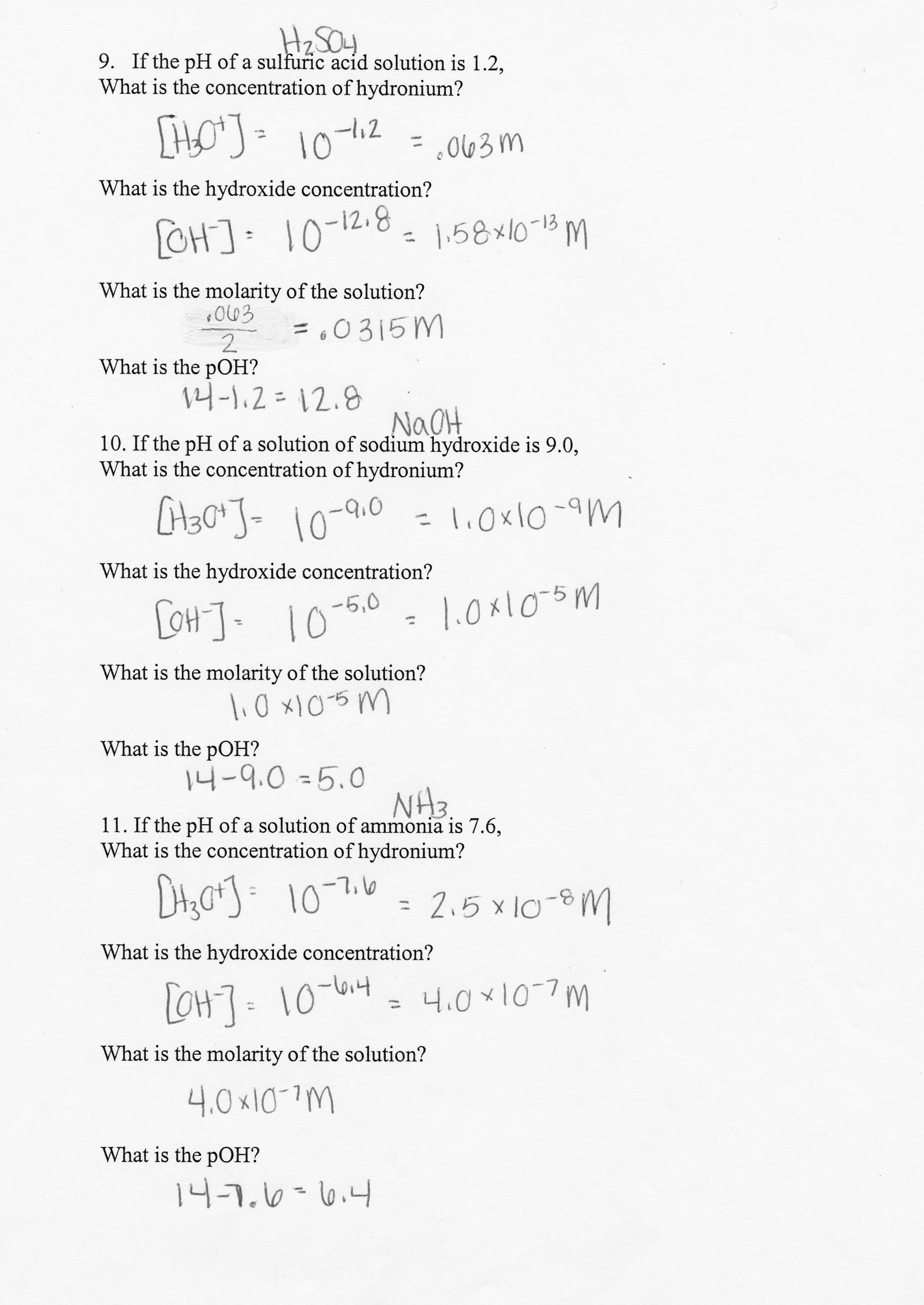 Chemistry Study Guide Answer Key Chapter 2 Image