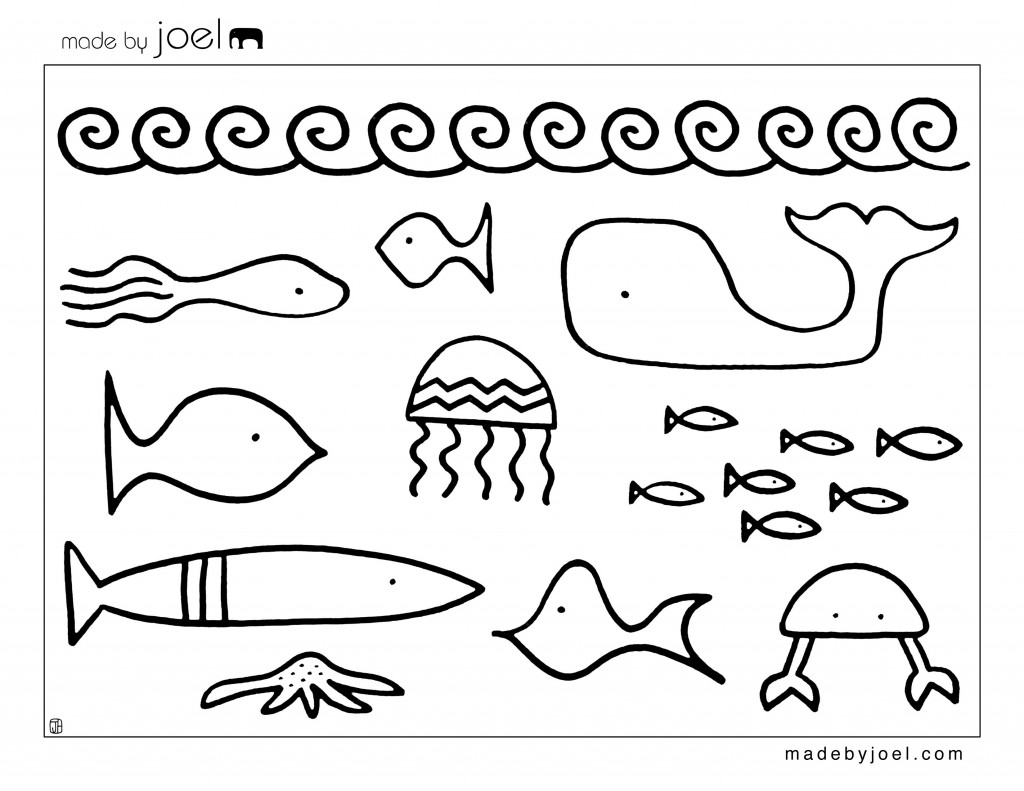 Free Printable Underwater Coloring Pages Image