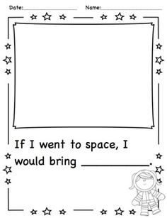 Outer Space Activities for Kindergarten Image