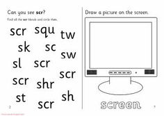 3 Letter Consonant Blends Worksheets Image