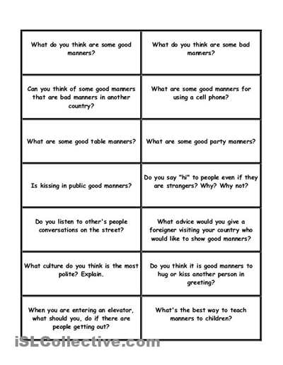 16 Best Images of Table Manners Worksheets.pdf - Table Manners ...