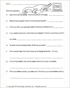 6th Grade Language Arts Worksheets Printable Image