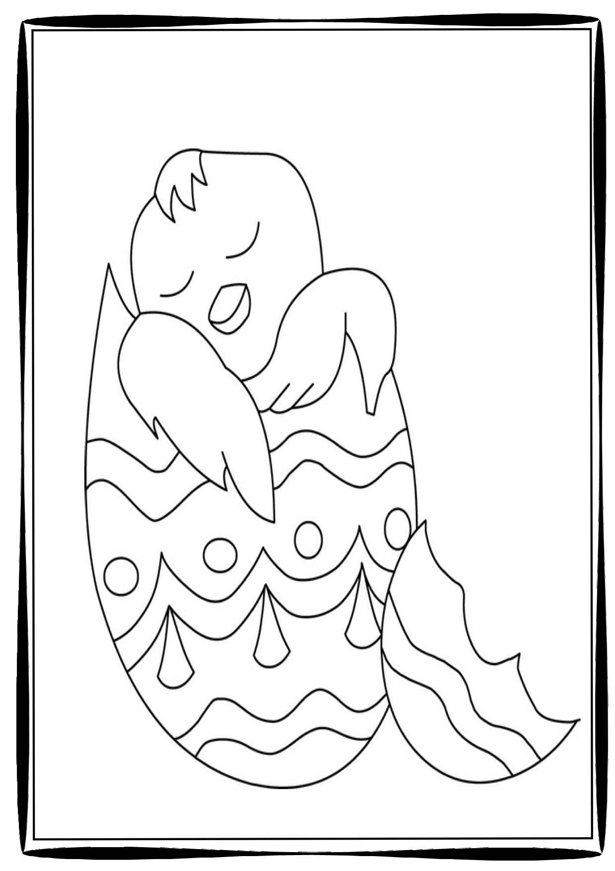 Free Printable Easter Coloring Pages Image