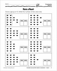 Grouping Tens and Ones Worksheets Image