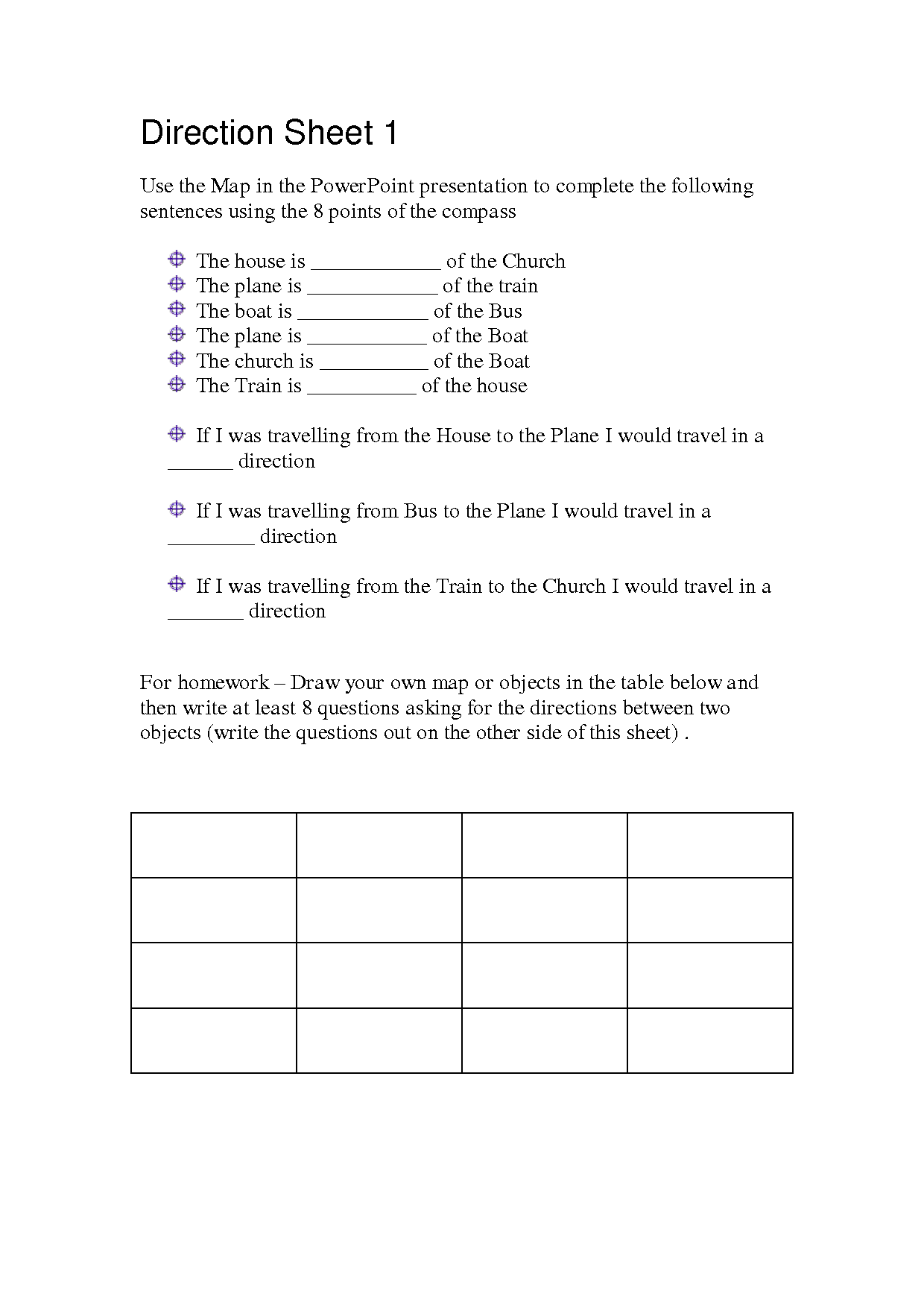 15 Printable Map Skills Worksheets /