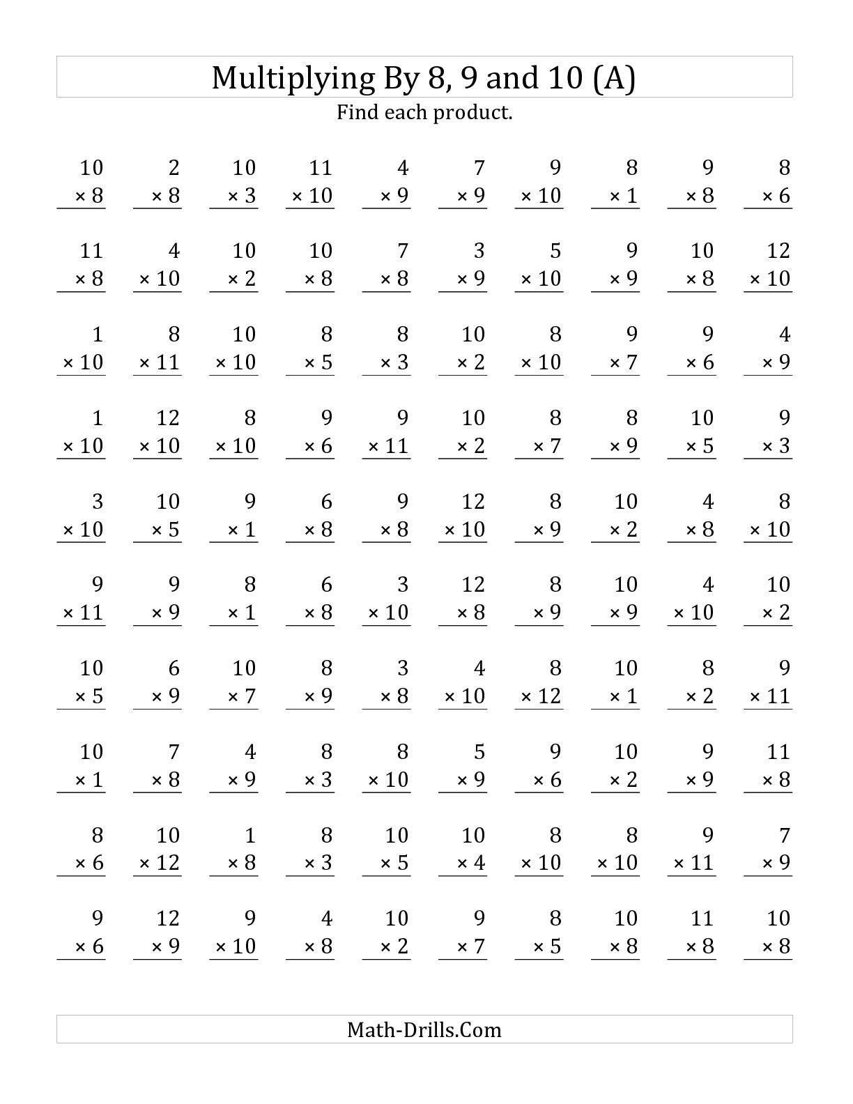 14 multiply by 100 worksheet worksheeto