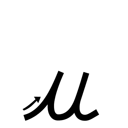 Alphabet Handwriting Worksheets Letter U Image