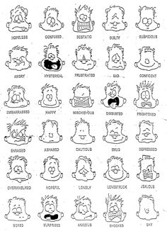 Face Feeling Printable Emotions Chart Image
